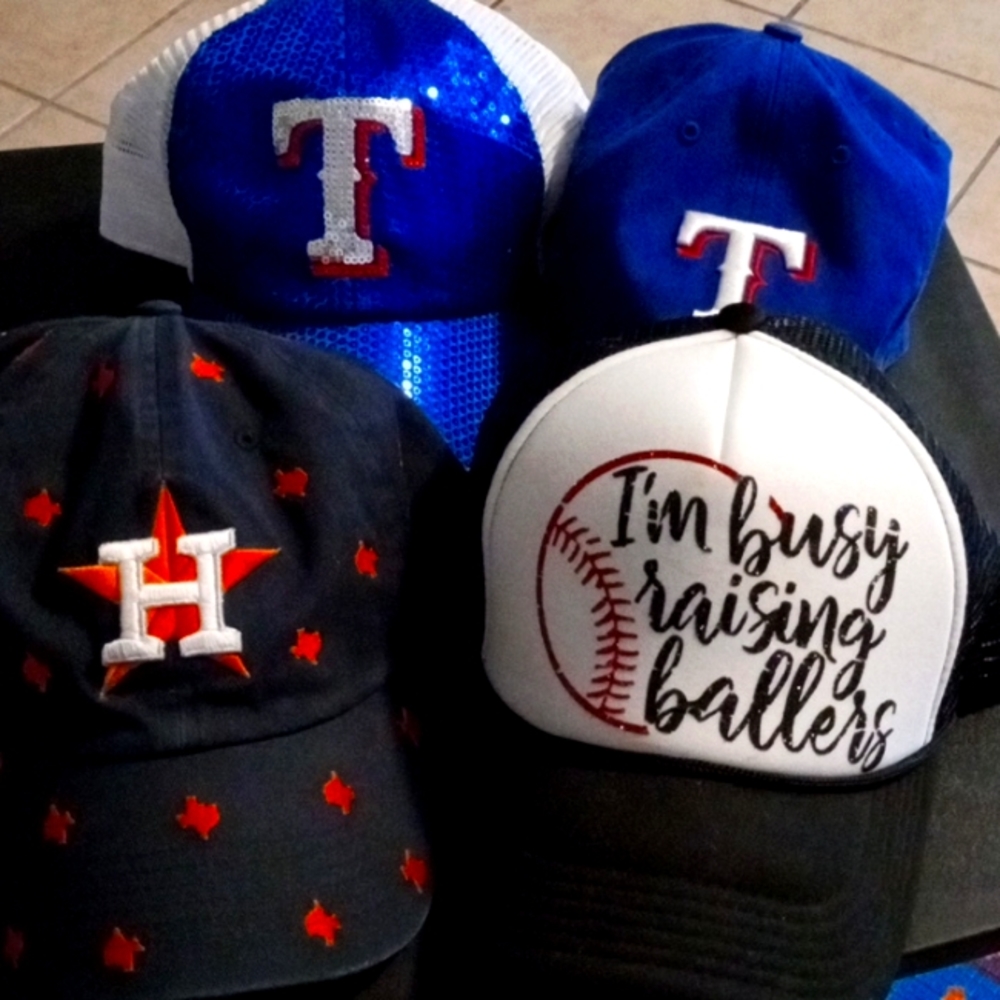 Baseball Mom Ball Caps